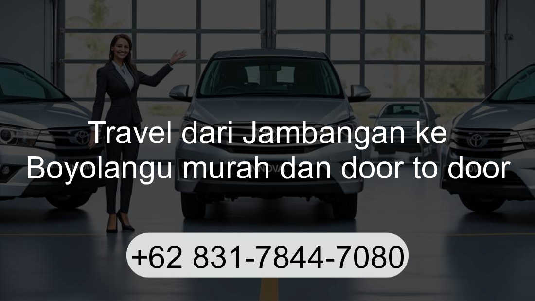 Travel Jambangan Boyolangu