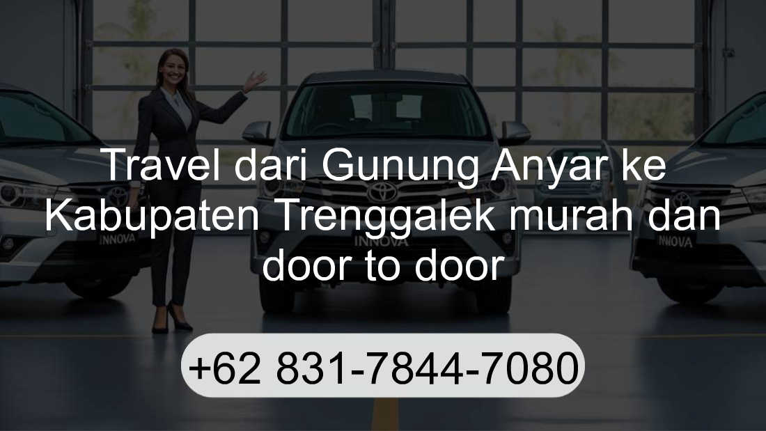 Travel Gunung Anyar Kabupaten Trenggalek